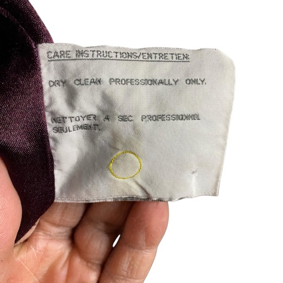 Pizazz Women’s Purple Tweed Wool Longline Coat - Picture 6 of 9